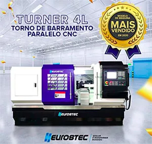 Torno Barramento Paralelo CNC - TURNER 4L