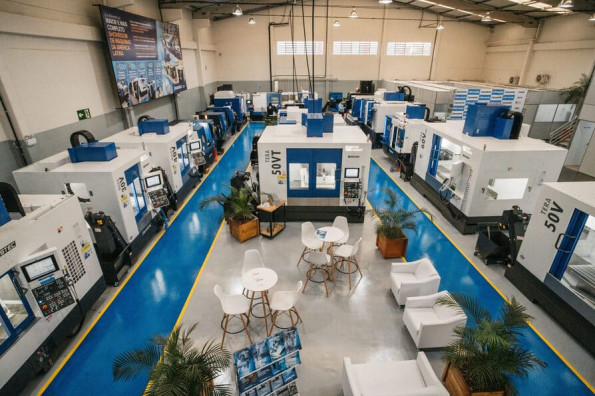 Open House Eurostec 2025 (vista superior e destaque para a m?quina TERA 50VT)